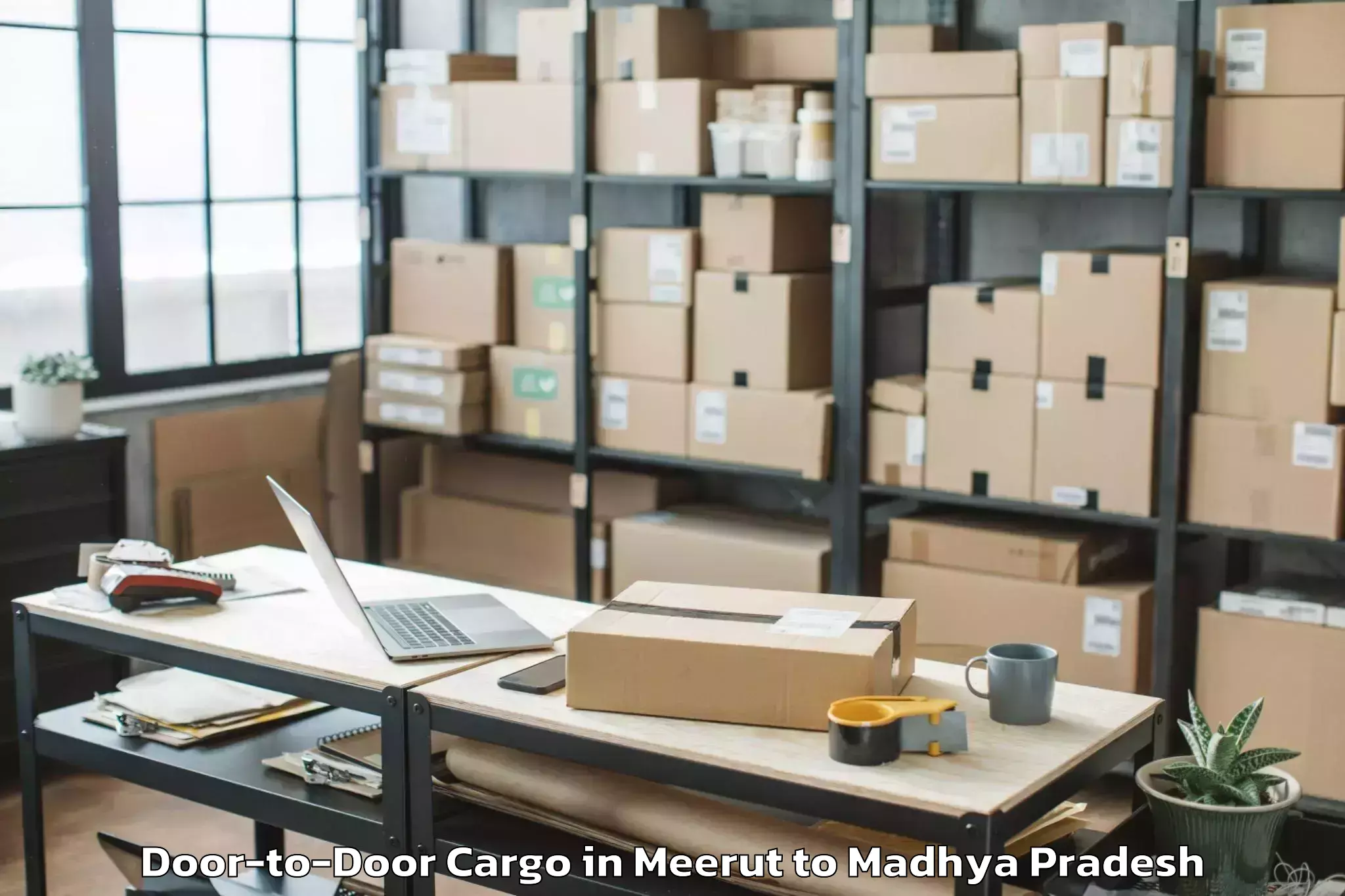 Top Meerut to Tendukheda Door To Door Cargo Available